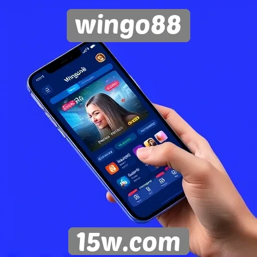 Interface do usuário no Wingo88 é otimizada para smartphones